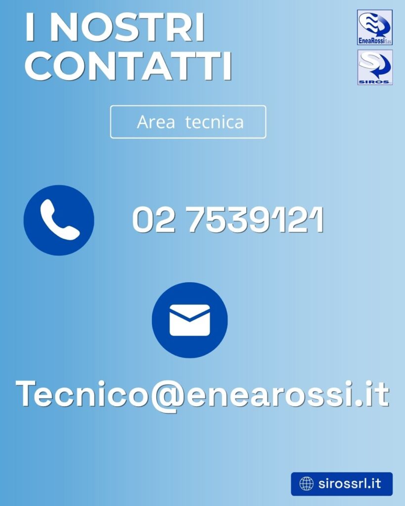 Contatti area tecnica per Enea Rossi e Siros 