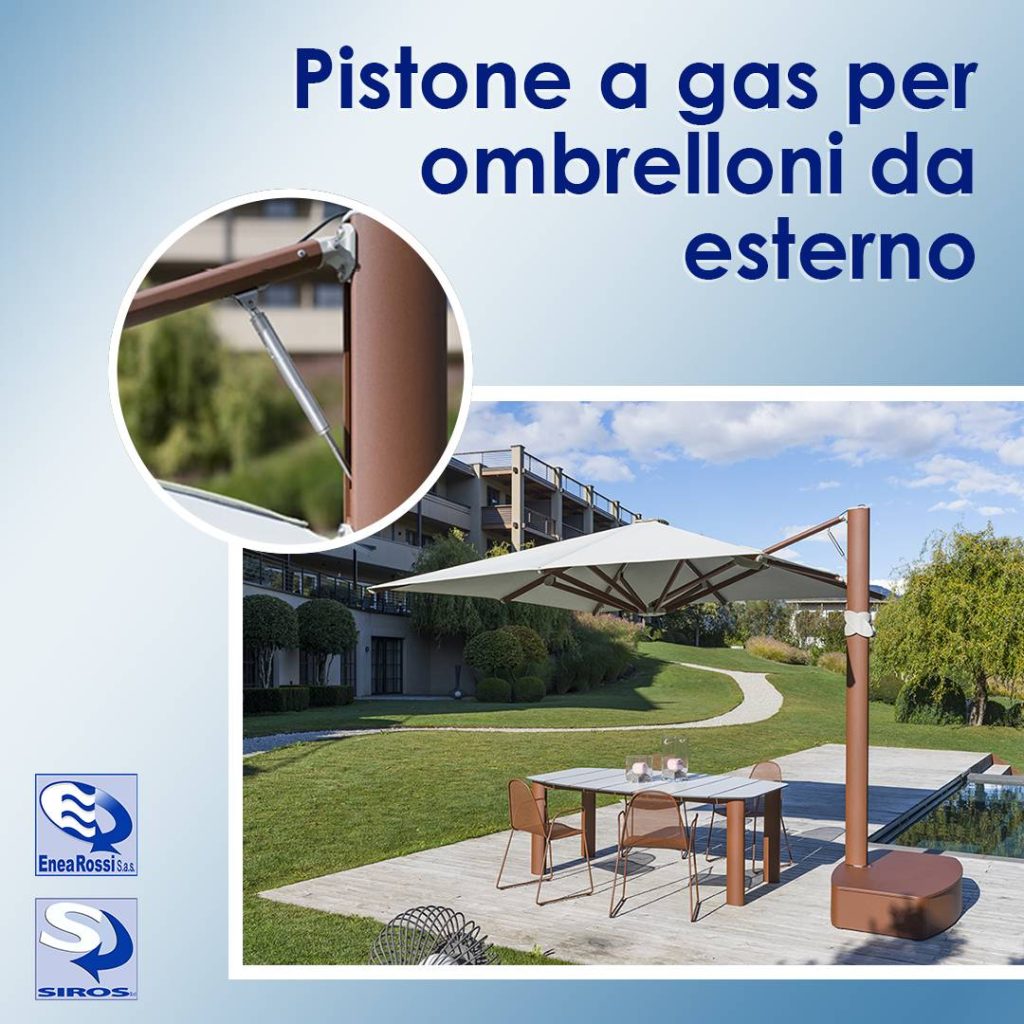 ombrelloni outdoor con molla a gas