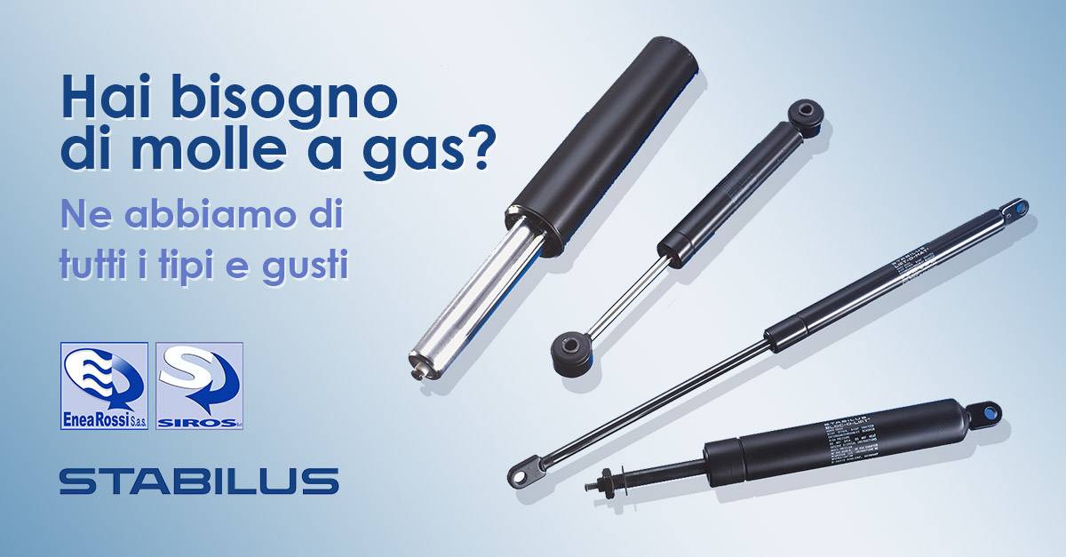 Molle a gas Stabilus per diverse applicazioni