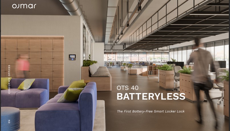 OTS 40 Batteryless Ojmar The first Battery-Free Smart Locker Lock